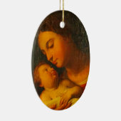 Madonna & Child - Anton Raphael Mengs Keramik Ornament (Rechts)