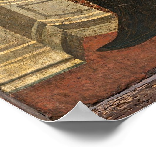 Madonna & Child, Città di Castello Kunst, Dichtung Poster (Ecke)