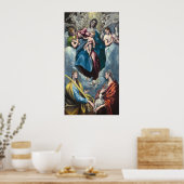 Madonna & Child - El Greco, griechisches Kunstgedi Poster (Küche)