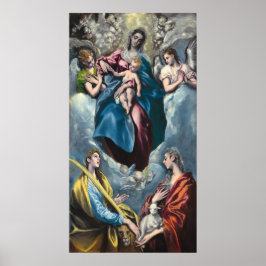 Madonna & Child - El Greco, griechisches Kunstgedi Poster