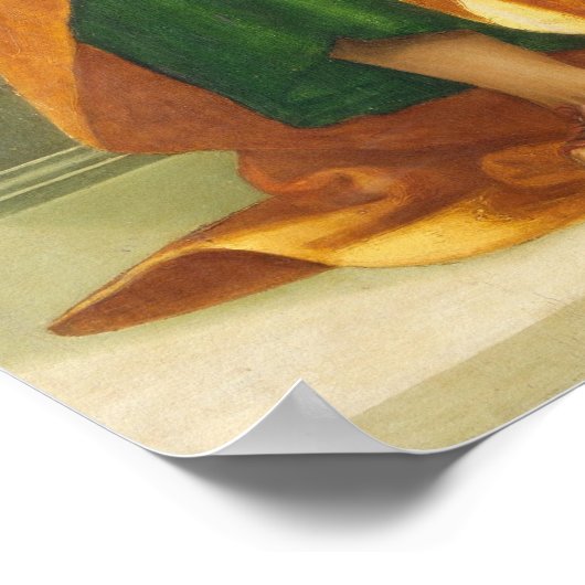 Madonna & Child - Luca Signorelli Gestern und Heut Poster (Ecke)