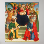 Madonna & Child - Luca Signorelli Gestern und Heut Poster (Vorne)