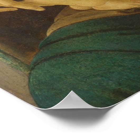 Madonna & Child, Sandro Botticelli Poster (Ecke)