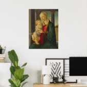 Madonna & Child, Sandro Botticelli Poster (Heimbüro)