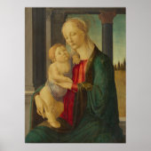 Madonna & Child, Sandro Botticelli Poster (Vorne)