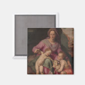 Madonna & Child with Saint John the Baptist Magnet (Vorderseite/Rückseite)