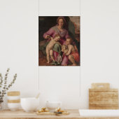 Madonna & Child with Saint John the Baptist Poster (Küche)