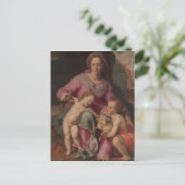 Madonna & Child with Saint John the Baptist Postkarte (Stehend Vorderseite)