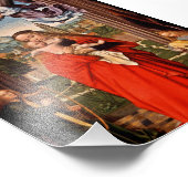 Madonna Christ Kind und Engel Fotodruck (Ecke)