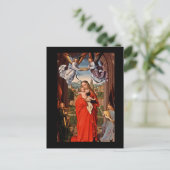 Madonna Christ Kind und Engel Postkarte (Stehend Vorderseite)