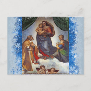 Madonna Christmas Postkarte