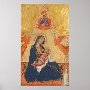 Madonna, Christus- Andrea di Bartolo Fine Art Post Poster