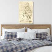Madonna, Christus, Heiliger Johannes der Täufer vo Leinwanddruck (Insitu (Schlafzimmer))