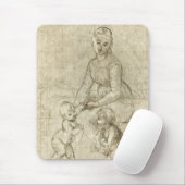 Madonna, Christus und Johannes Baptist von Rapahel Mousepad (Mit Mouse)