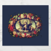 Madonna – Cor Maria – Virgin Mary – Gottesmutter Bierflaschenetikett (Einzelnes Label)