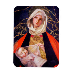 Madonna, das Kind hält Magnet