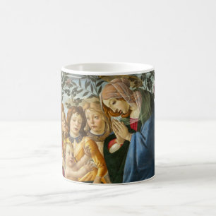 Madonna, das Kind mit 5 Engeln anbetend Botticelli Kaffeetasse