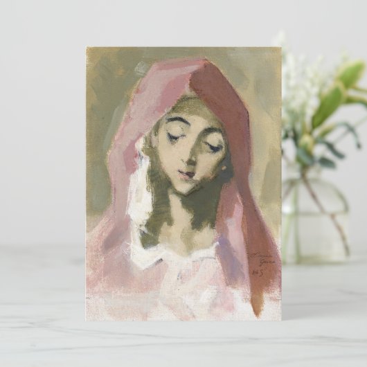 Madonna de la Charité, Helene Schjerfbeck (Stehend Vorderseite)