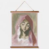 Madonna de la Charité, Helene Schjerfbeck Wandteppich Mit Holzrahmen (Vorderseite)