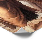 Madonna del Baldacchino - Raphael - c1506 Poster (Ecke)