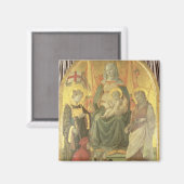 Madonna del Ceppo, 1453 (und Detail 62016) Magnet (Vorderseite/Rückseite)