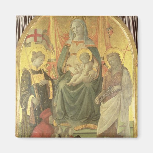 Madonna del Ceppo, 1453 (und Detail 62016) Magnet (Vorne)