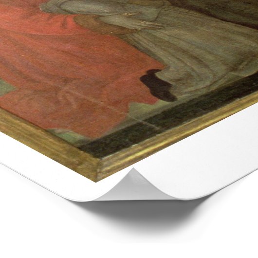 Madonna del Ceppo, 1453 (und Detail 62016) Poster (Ecke)