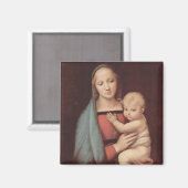 Madonna del Granduca von Raphael Magnet (Vorderseite/Rückseite)