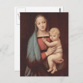 Madonna del Granduca von Raphael Postkarte (Vorne/Hinten)