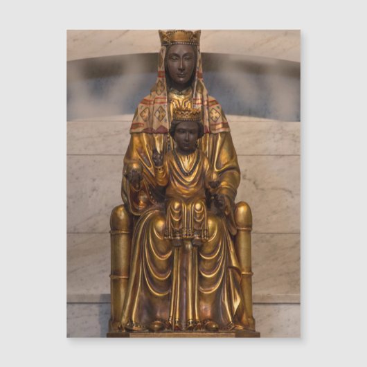 Madonna del Sasso Madonna Jungfrau Lugano Magnetkarte (Vorderseite)