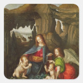 Madonna del Sasso Quadratischer Aufkleber (Vorderseite)