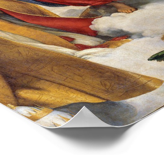 Madonna del Sasso | Raphael | Poster (Ecke)