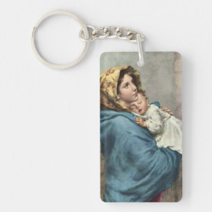 Madonna del Sasso - Religious Magnet Schlüsselanhänger