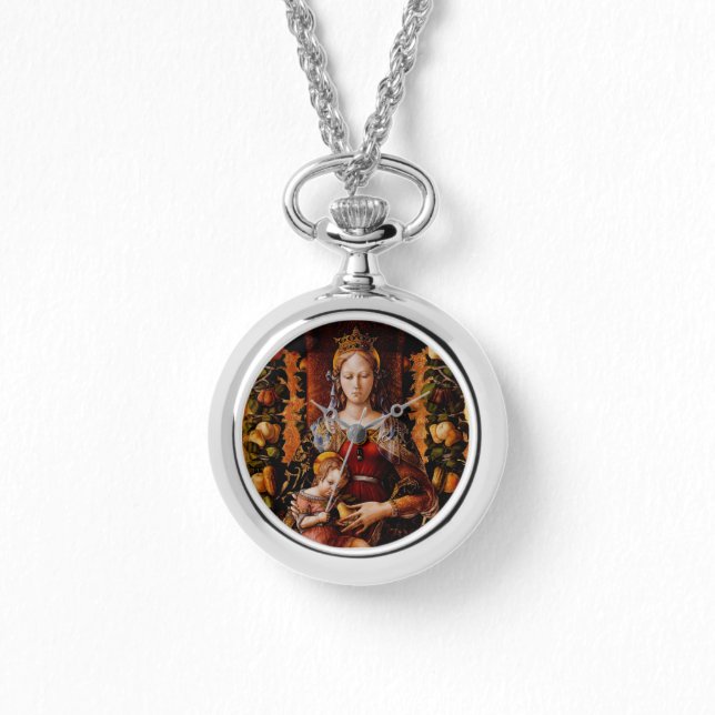 Madonna della Candeletta von Carlo Crivelli Armbanduhr (Vorderseite)