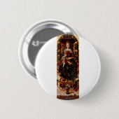 Madonna della Candeletta von Carlo Crivelli Button (Vorne & Hinten)