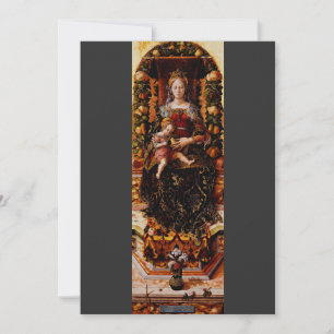 Madonna della Candeletta von Carlo Crivelli Einladung