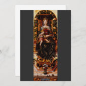 Madonna della Candeletta von Carlo Crivelli Einladung (Vorne/Hinten)