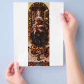Madonna della Candeletta von Carlo Crivelli Flyer (Hand)