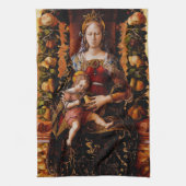 Madonna della Candeletta von Carlo Crivelli Geschirrtuch (Vertikal)