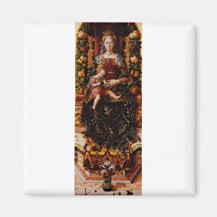 Madonna della Candeletta von Carlo Crivelli Magnet