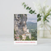 Madonna della Corona Kirche Santa Maria delle Graz Postkarte (Stehend Vorderseite)