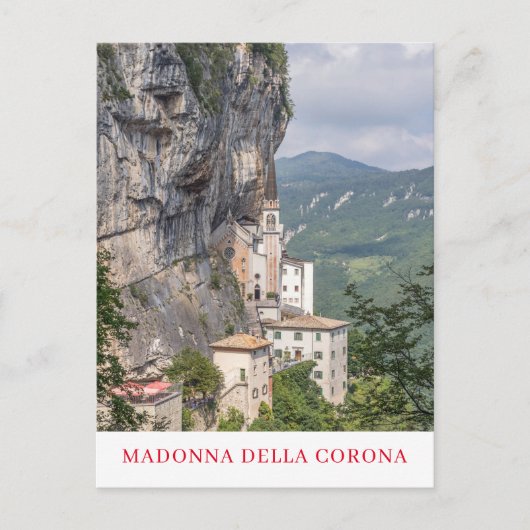 Madonna della Corona Kirche Santa Maria delle Graz Postkarte (Vorderseite)
