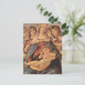 Madonna della Melagrana by Botticelli Postkarte (Stehend Vorderseite)