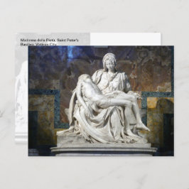 Madonna della Pietà, Vatikanstadt - Postkarte