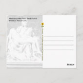 Madonna della Pietà, Vatikanstadt - Postkarte (Rückseite)