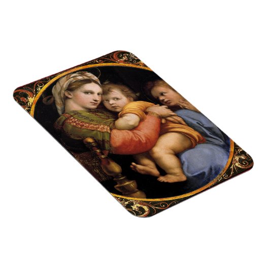 Madonna della sedia Flexible MAGNET von Raphael (Rechte Seite)