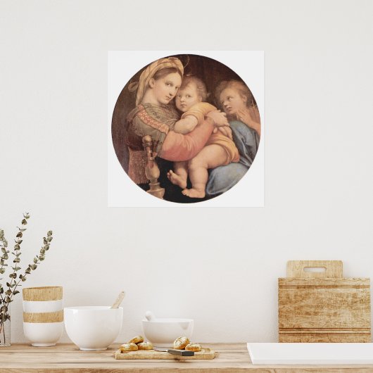 Madonna della Sedia Poster (Küche)