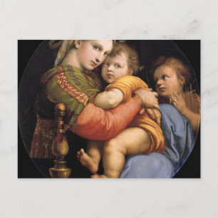 Madonna Della Sedia Postkarte