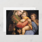 Madonna Della Sedia Postkarte (Vorne/Hinten)