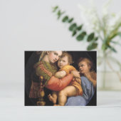 Madonna Della Sedia Postkarte (Stehend Vorderseite)
